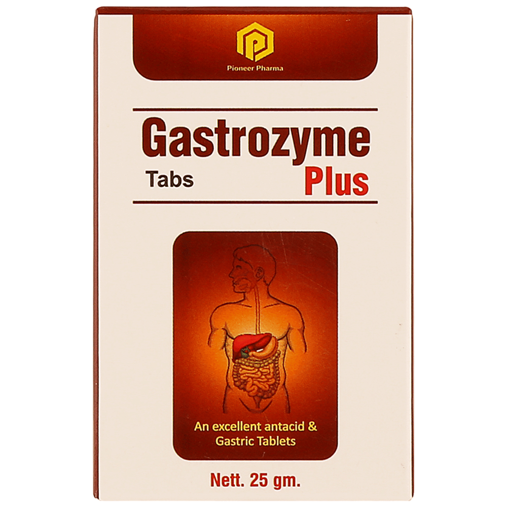 Pioneer Pharma Gastrozyme Plus Tab (25gm Each) combo pack of 2 bottles