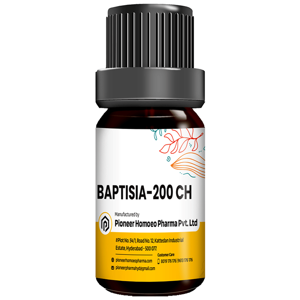 Pioneer Pharma Baptisia Globules Pellets Multidose Pills 200 CH bottle of 150 tablets