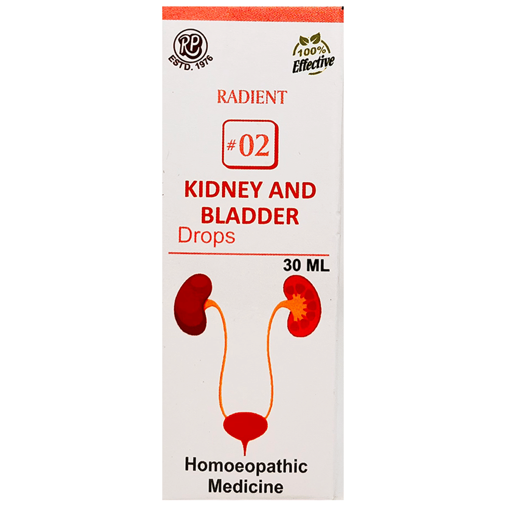 Radient 2 Kidney and Bladder Oral Drops bottle of 30 ml Oral Drops