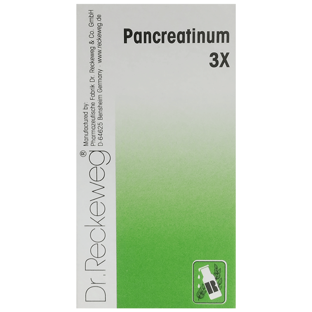 Dr. Reckeweg Pancreatinum Tablet 3X bottle of 20 gm Tablet Dr. Reckeweg Pancreatinum Tablet 3X bottle of 20 gm Tablet
