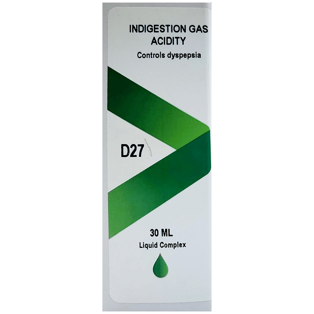 Doliosis D27 Indigestion Gas Acidity Liquid Complex bottle of 30 ml Drop