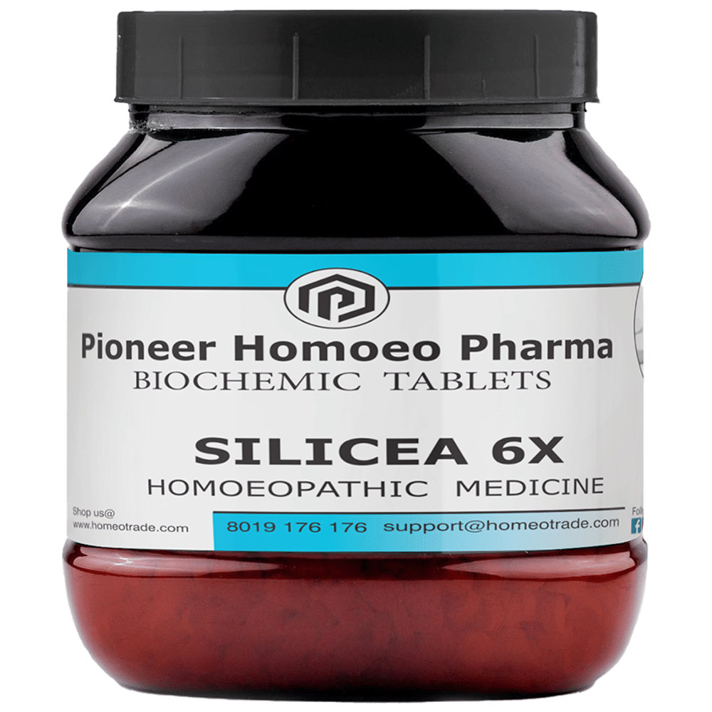 Pioneer Pharma Silicea Biochemic Tablet 3X bottle of 450 gm Biochemic Tablet