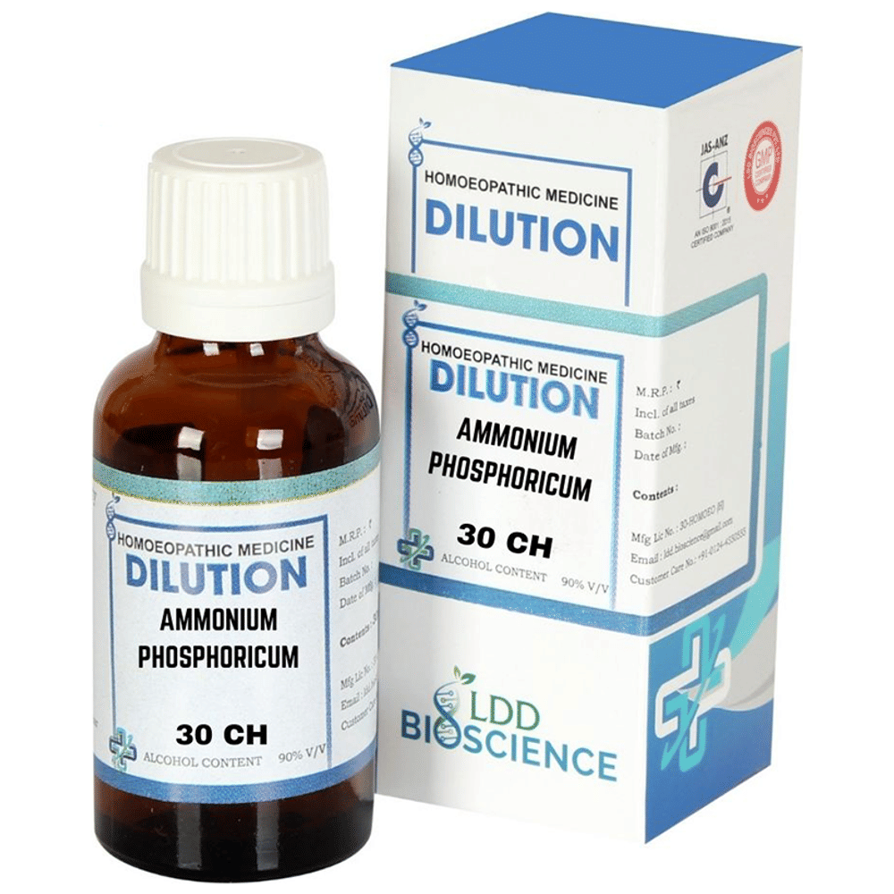 LDD Bioscience Ammonium Phosphoricum Dilution 30 CH bottle of 30 ml Dilution