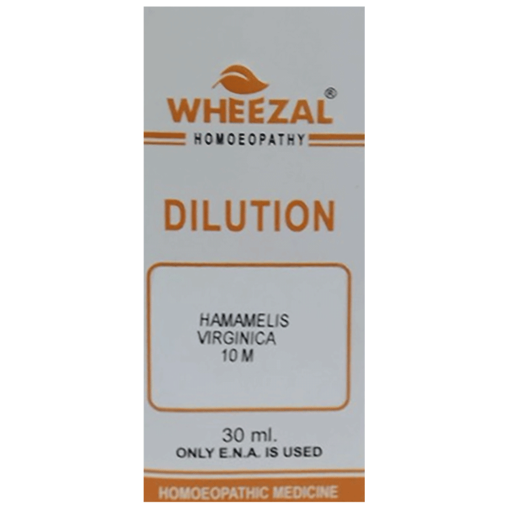 Wheezal Hamamelis Virginica Dilution 10M bottle of 30 ml Dilution Wheezal Hamamelis Virginica Dilution 10M bottle of 30 ml Dilution