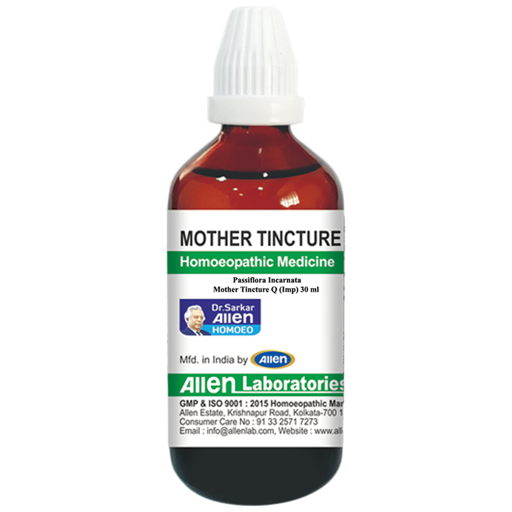 Allen Laboratories Passiflora Incarnata Mother Tincture Q bottle of 30 ml Mother Tincture