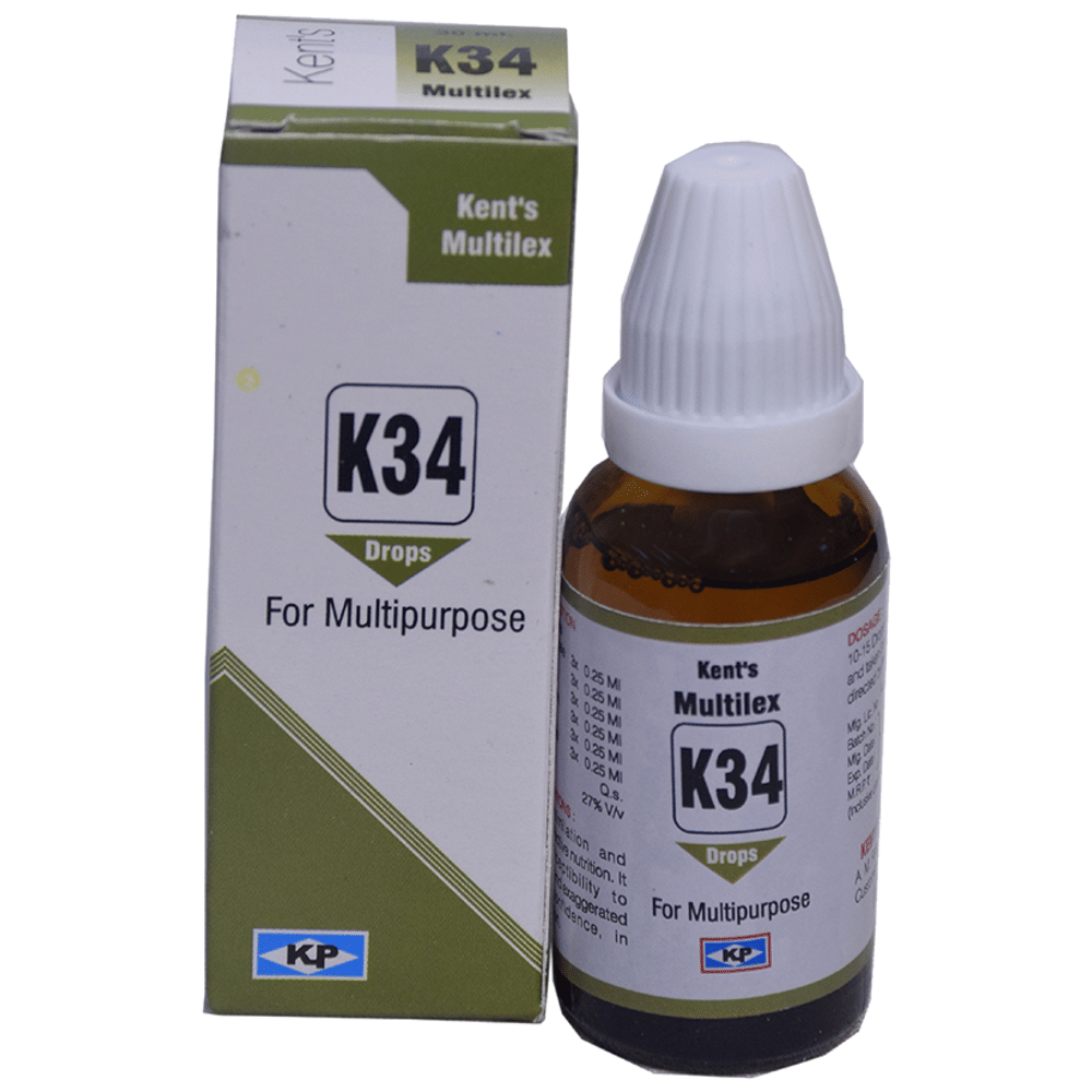 Kent's K34 Multipurpose Oral Drops bottle of 30 ml Oral Drops