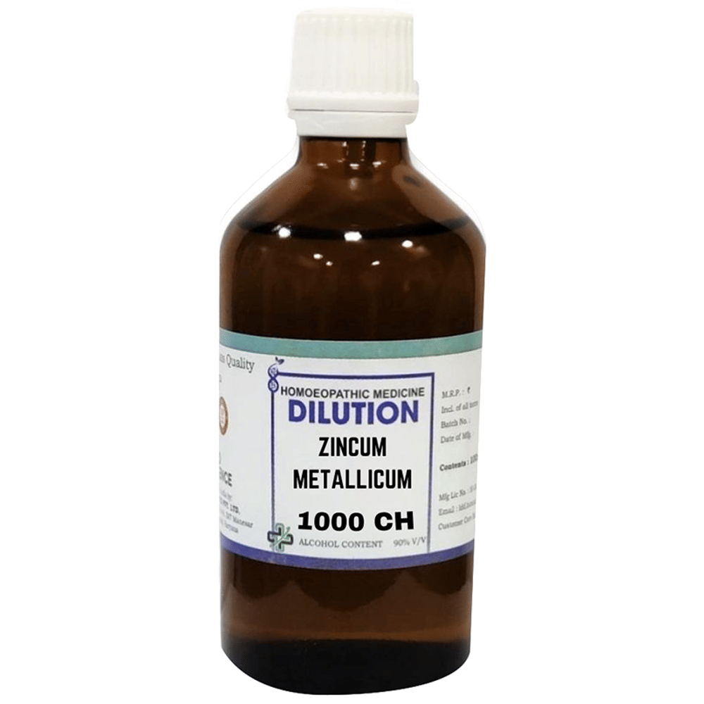 LDD Bioscience Zincum Met Dilution 1000 CH bottle of 100 ml Dilution