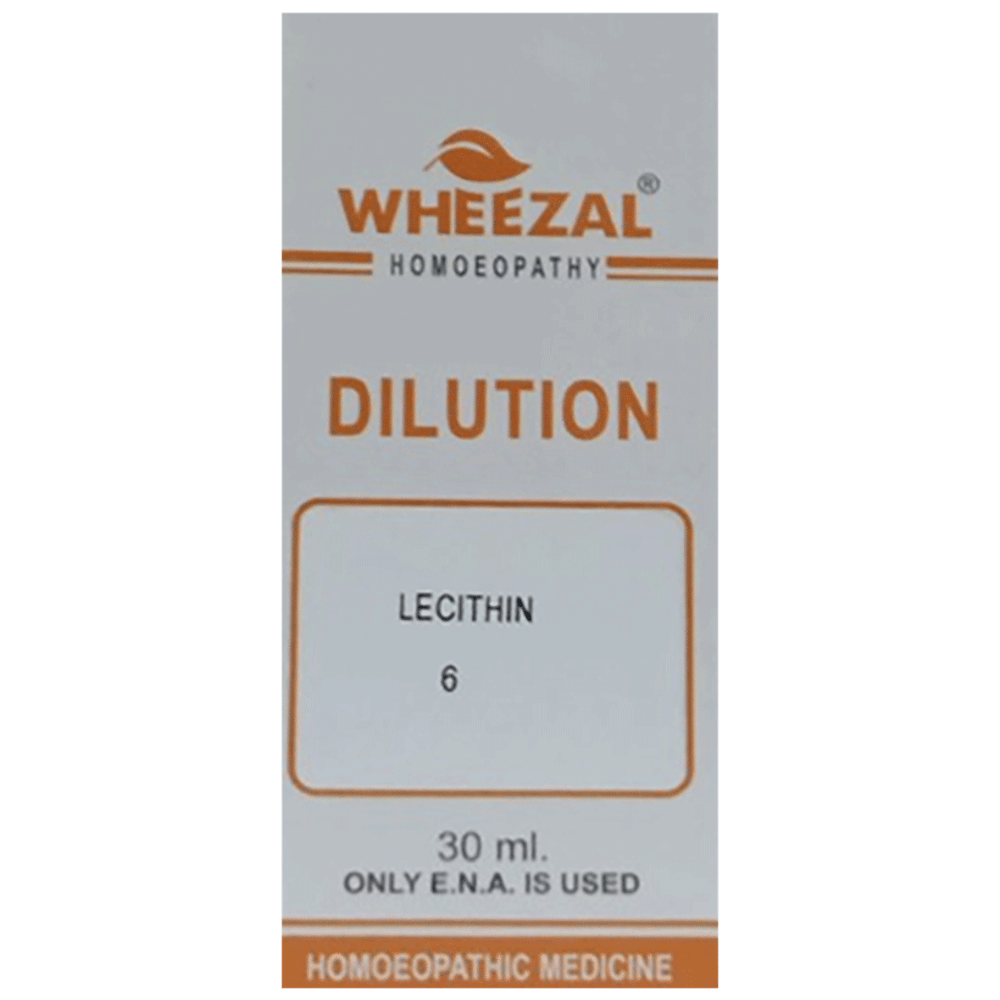 Wheezal Lecithin Dilution 6 bottle of 30 ml Dilution