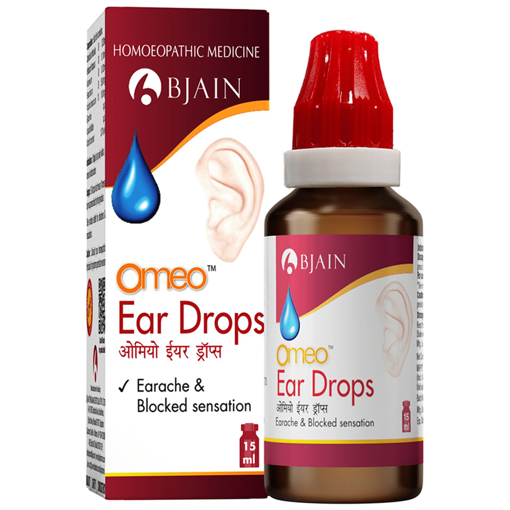 Bjain Omeo Ear Drop bottle of 15 ml Ear Drop