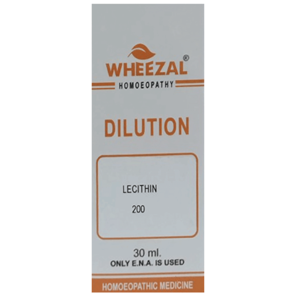 Wheezal Lecithin Dilution 200 bottle of 30 ml Dilution