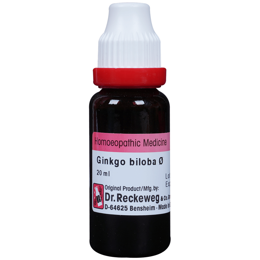 Dr. Reckeweg Ginkgo Biloba Mother Tincture Q bottle of 20 ml Mother Tincture