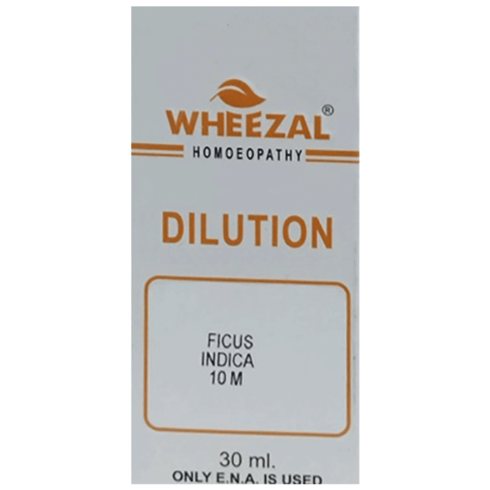 Wheezal Ficus Indica Dilution 10M bottle of 30 ml Dilution