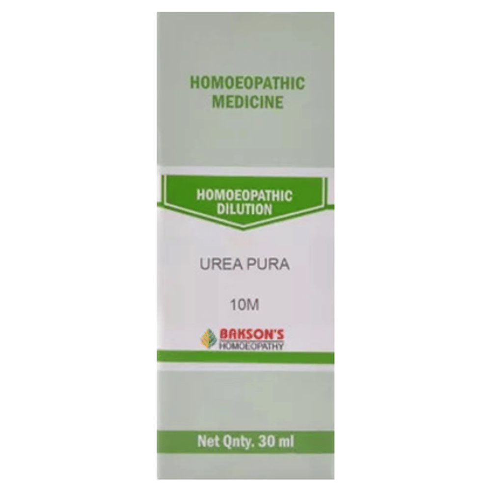 Bakson's Homeopathy Urea Pura Dilution 10M bottle of 30 ml Dilution