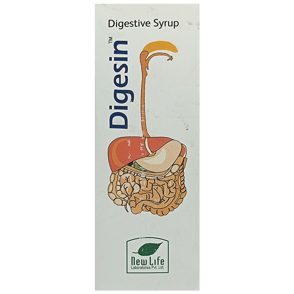 New Life Digesin Digestive Syrup bottle of 200 ml Syrup