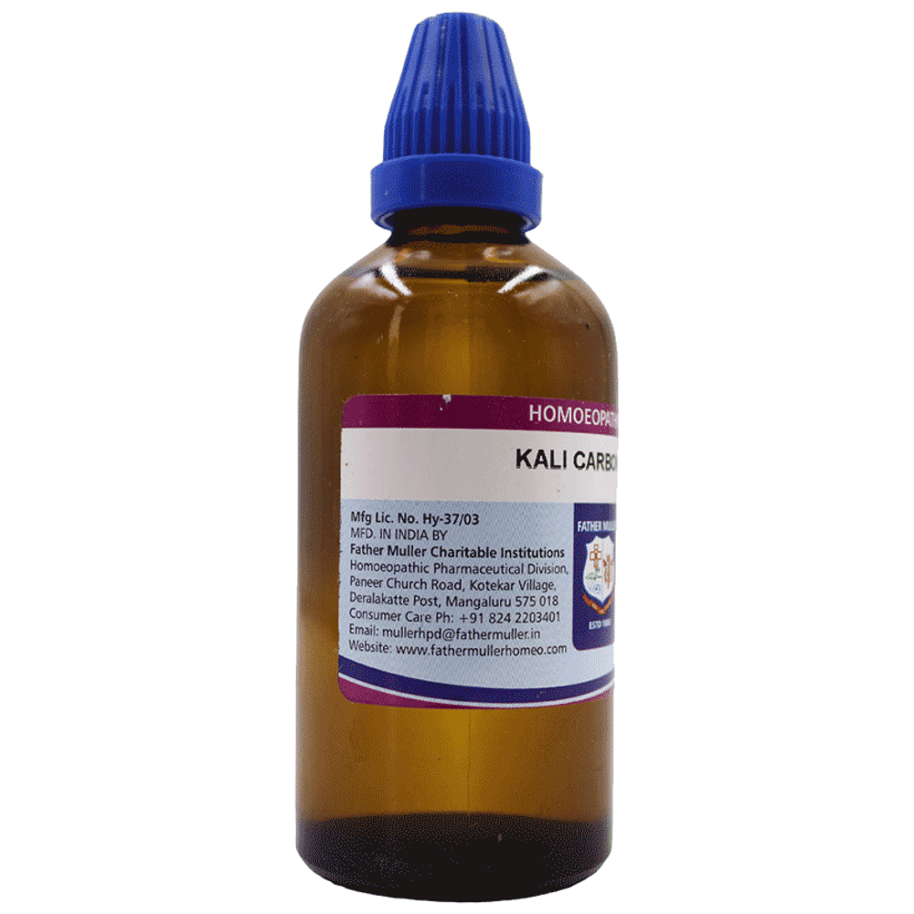 Father Muller Kalium Carbonicum Drop 200C bottle of 100 ml Drop
