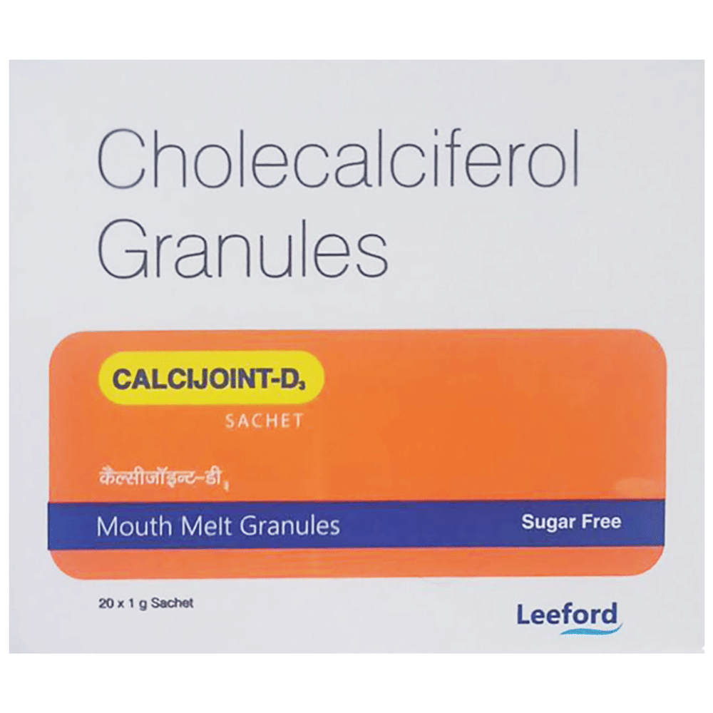 Calcijoint D3 Granules Sugar Free sachet of 1 gm Granules
