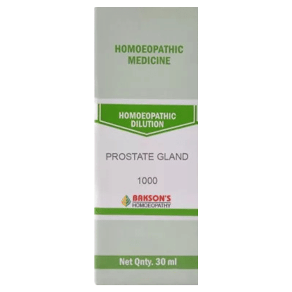 Bakson's Homeopathy Prostate Gland Dilution 1000 CH bottle of 30 ml Dilution