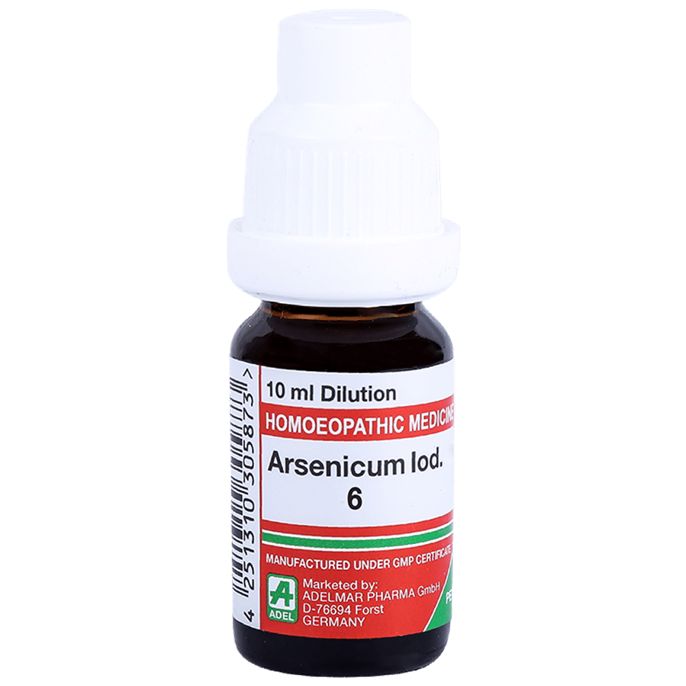 ADEL Arsenicum Iod. Dilution 6 bottle of 10 ml Dilution