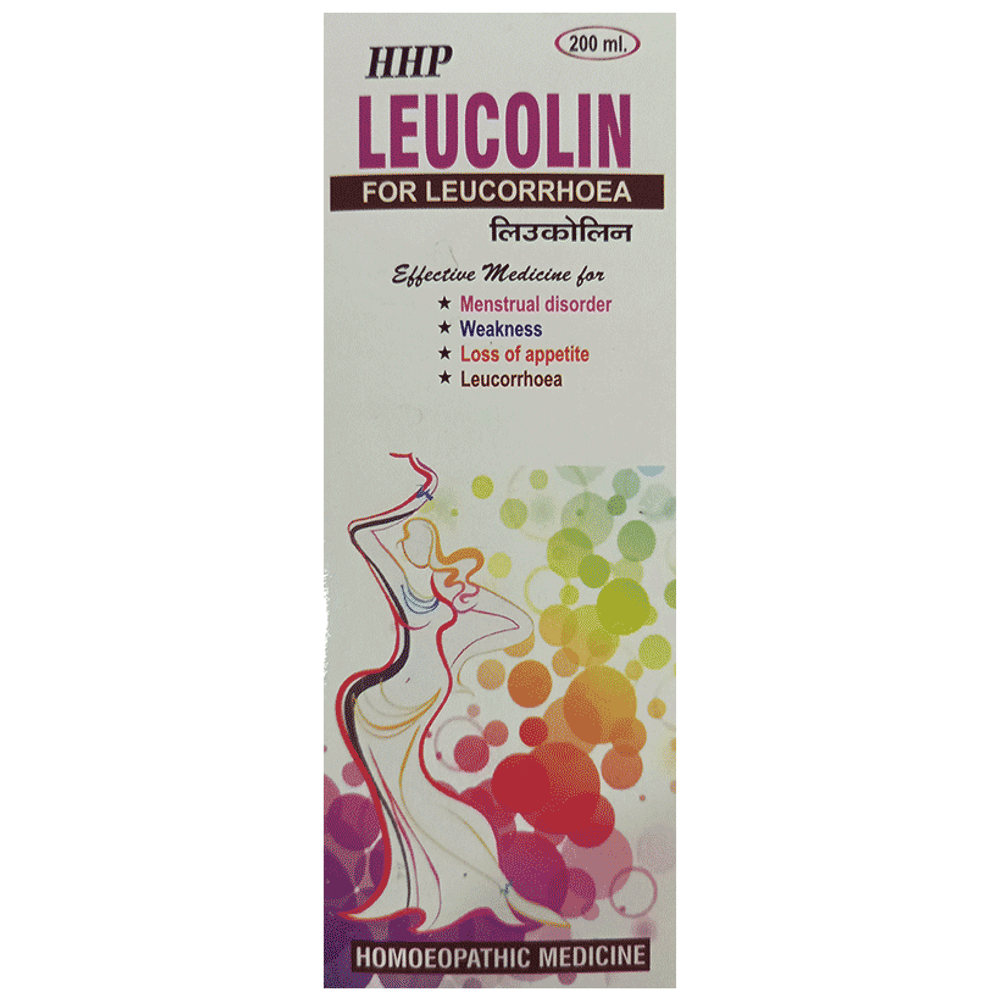 HHP Leucolin  for Leucorrhoea bottle of 200 ml Syrup