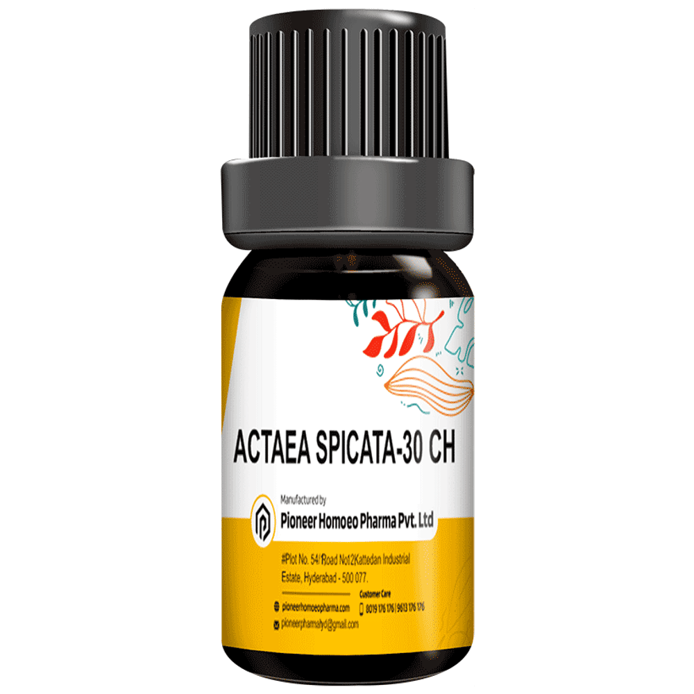 Pioneer Pharma Actaea Spicata Globules Pellets Multidose Pills 30 CH bottle of 150 tablets