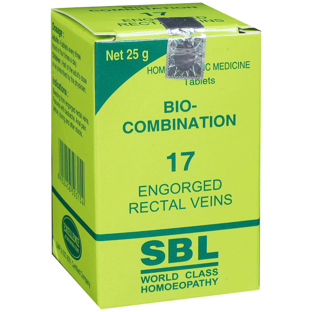 SBL Bio-Combination 17 Tablet bottle of 25 gm Biocombination Tablet