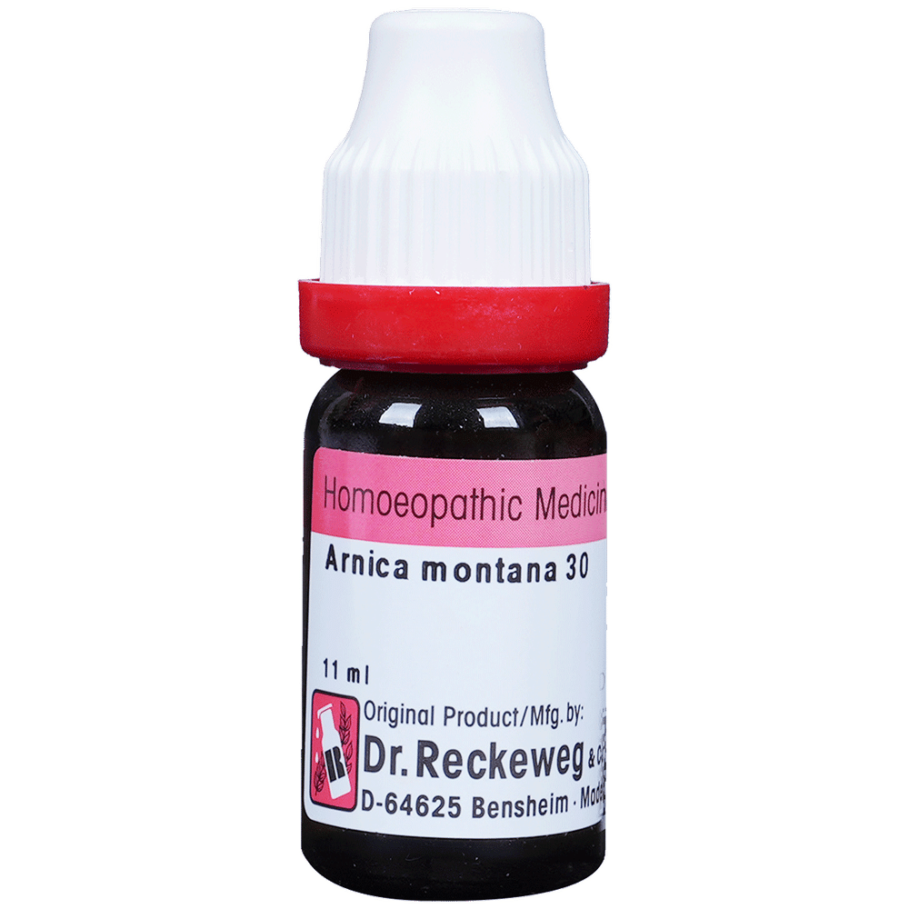 Dr. Reckeweg Arnica Mont Dilution 30 CH bottle of 11 ml Dilution