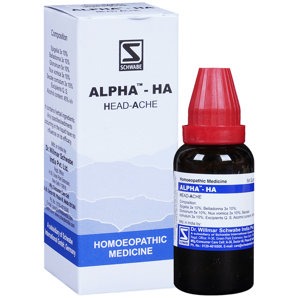 Dr Willmar Schwabe India Alpha - HA Drop bottle of 30 ml Drop