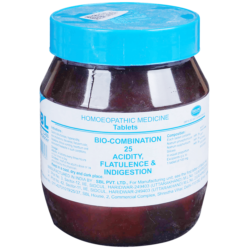 SBL Bio-Combination 25 Tablet bottle of 450 gm Biocombination Tablet