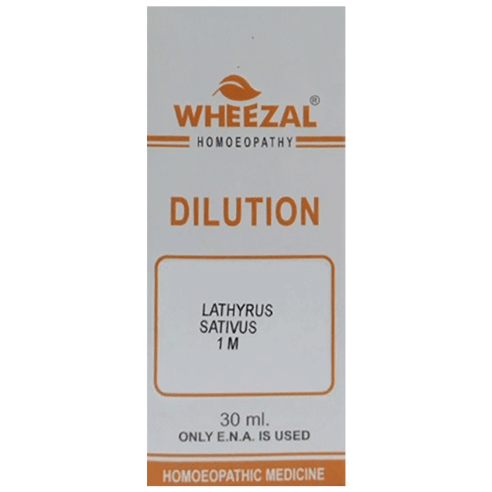 Wheezal Lathyrus Sativus Dilution 1M bottle of 30 ml Dilution