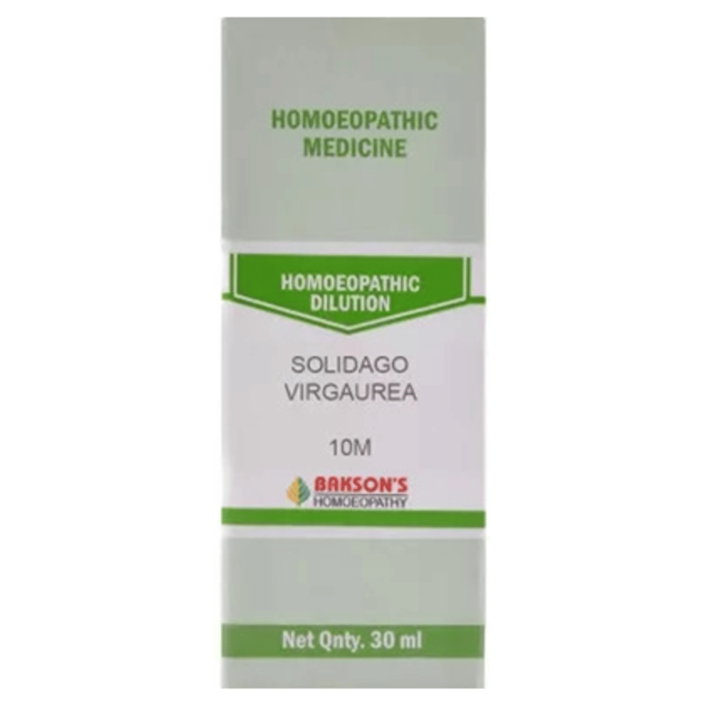 Bakson's Homeopathy Solidago Virgaurea Dilution 10M bottle of 30 ml Dilution Bakson's Homeopathy Solidago Virgaurea Dilution 10M bottle of 30 ml Dilution