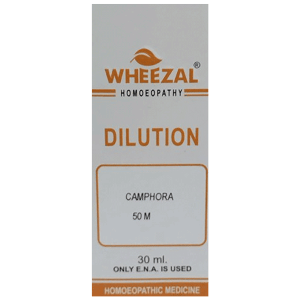 Wheezal Camphora Dilution 50M bottle of 30 ml Dilution