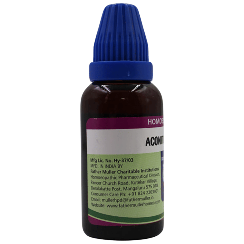 Father Muller  Aconitum Napellus Drop Q bottle of 30 ml Drop