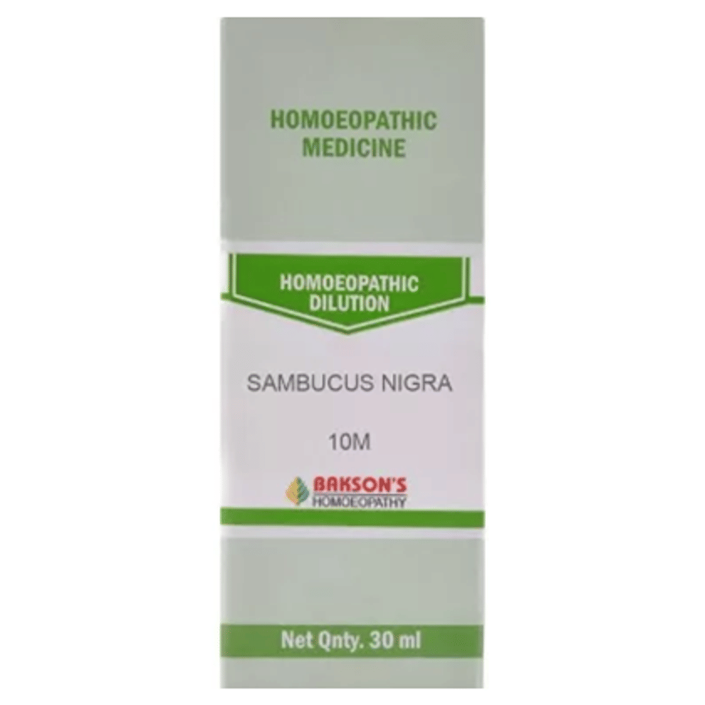 Bakson's Homeopathy Sambucus Nigra Dilution 10M bottle of 30 ml Dilution
