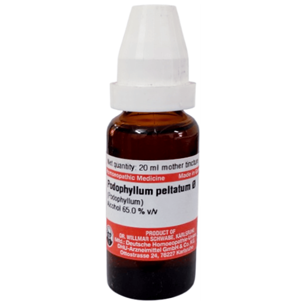 Dr Willmar Schwabe Germany Podophyllum Peltatum Mother Tincture Q bottle of 20 ml Mother Tincture Dr Willmar Schwabe Germany Podophyllum Peltatum Mother Tincture Q bottle of 20 ml Mother Tincture