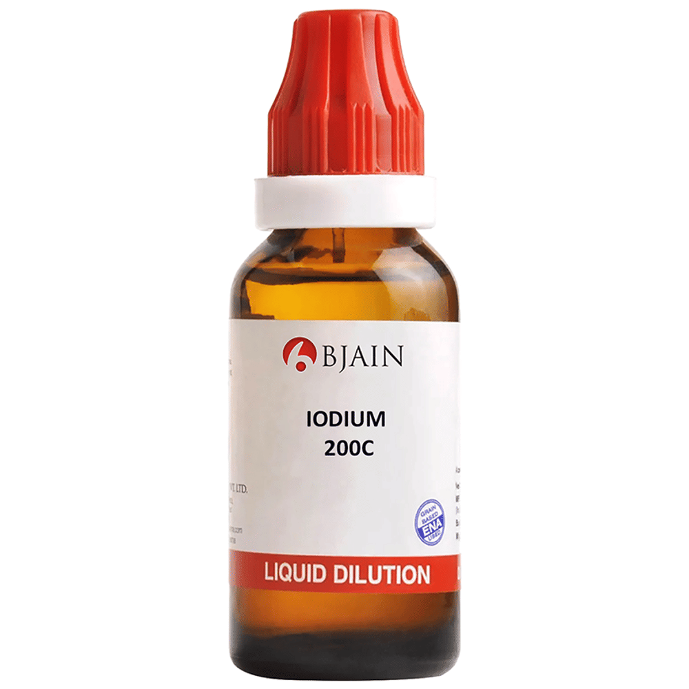Bjain Iodium Dilution 200C bottle of 30 ml Dilution