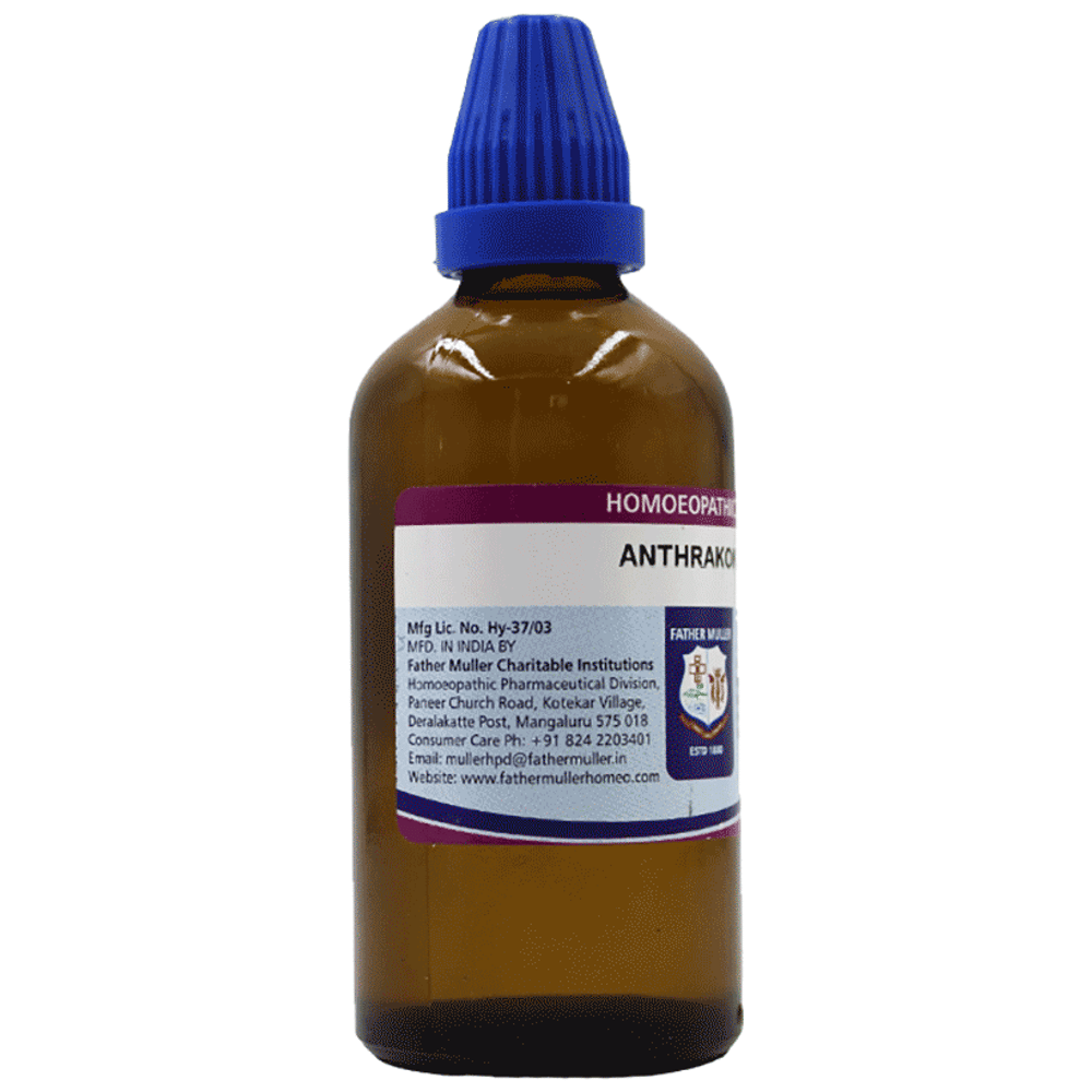 Father Muller Anthrakokali Drop 30C bottle of 100 ml Drop