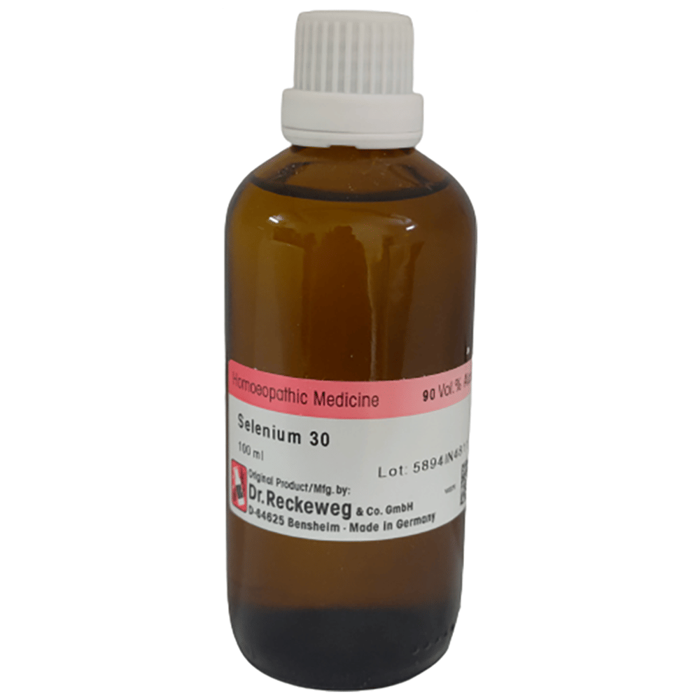 Dr. Reckeweg Selenium Dilution 30 CH bottle of 100 ml Dilution Dr. Reckeweg Selenium Dilution 30 CH bottle of 100 ml Dilution