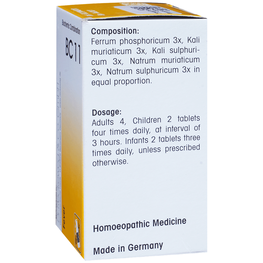 Dr. Reckeweg Bio-Combination 11 (BC 11) Tablet bottle of 20 gm Biocombination Tablet Dr. Reckeweg Bio-Combination 11 (BC 11) Tablet bottle of 20 gm Biocombination Tablet