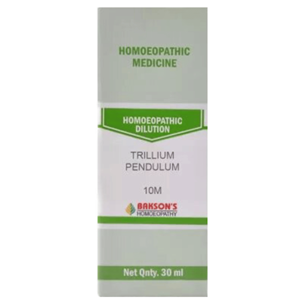Bakson's Homeopathy Trillium Pendulum Dilution 10M bottle of 30 ml Dilution