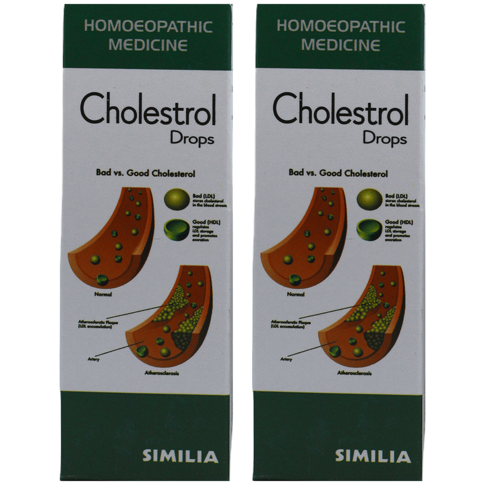 Similia Cholestrol Drop (30ml Each) combo pack of 2 bottles