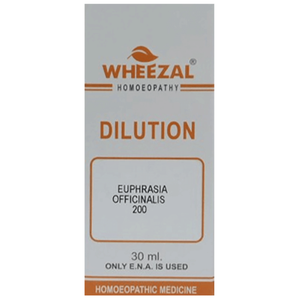 Wheezal Euphrasia Officinalis Dilution 200 bottle of 30 ml Dilution