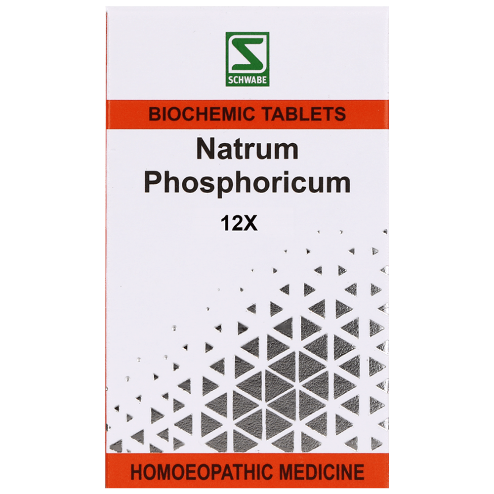 Dr Willmar Schwabe India Natrum Phosphoricum Biochemic Tablet 12X bottle of 25 gm Biochemic Tablet