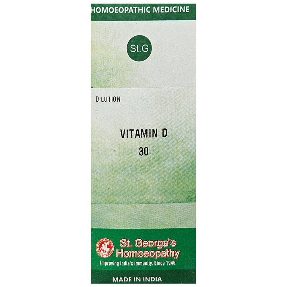 St. George’s Vitamin D Dilution 30 bottle of 30 ml Dilution St. George’s Vitamin D Dilution 30 bottle of 30 ml Dilution