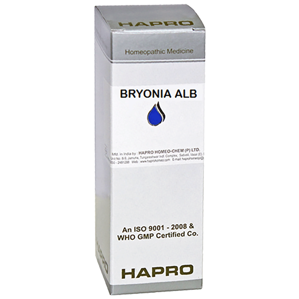 Hapro Bryonia Alb Dilution 200 bottle of 100 ml Dilution