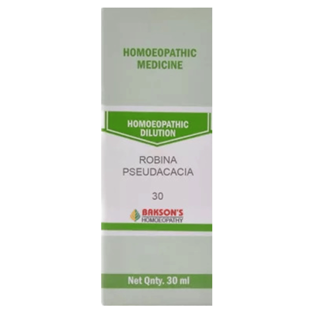 Bakson's Homeopathy Robina Pseudacacia Dilution 30 CH bottle of 30 ml Dilution