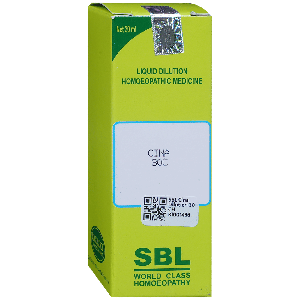 SBL Cina Dilution 30 CH bottle of 30 ml Dilution SBL Cina Dilution 30 CH bottle of 30 ml Dilution