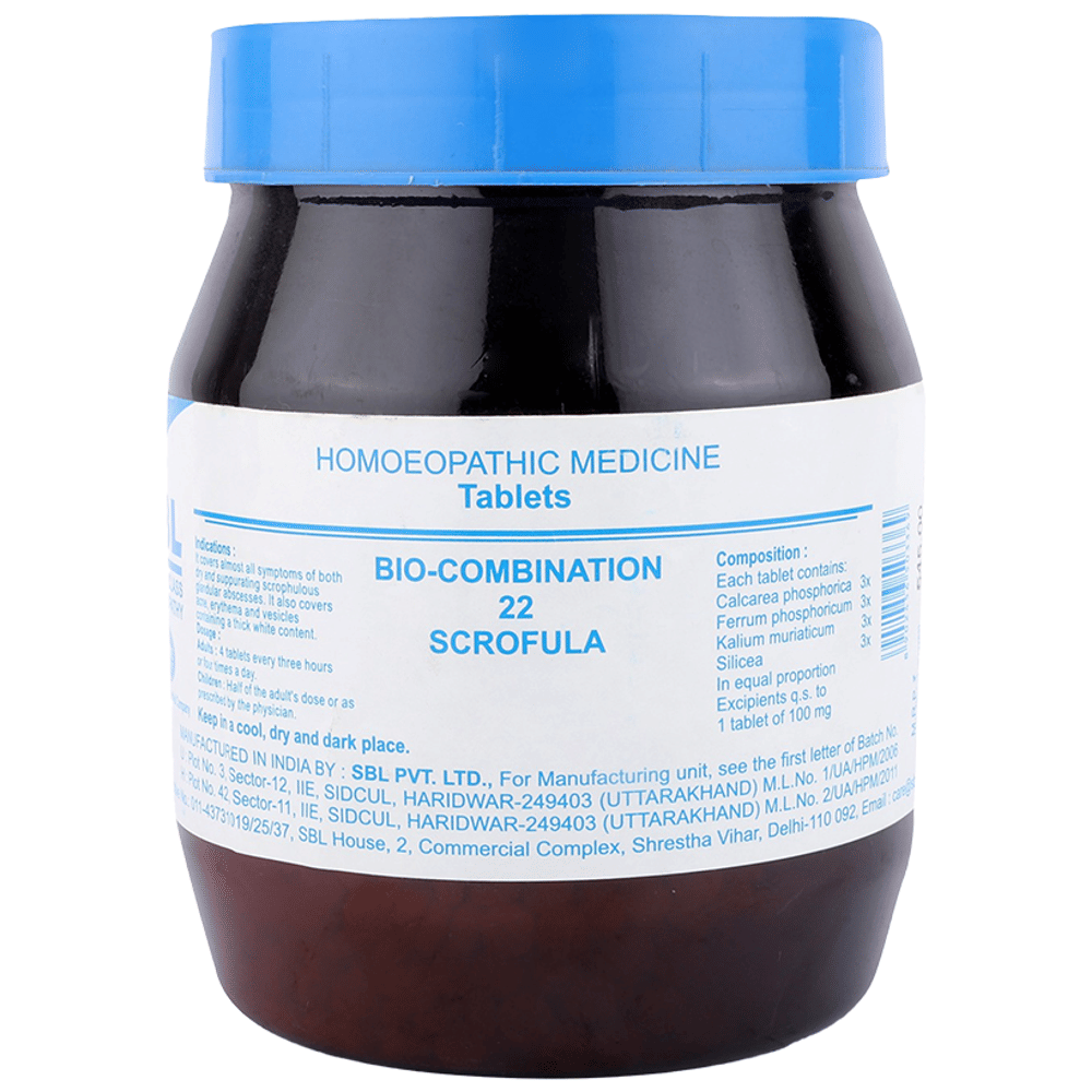 SBL Bio-Combination 22 Tablet bottle of 450 gm Biocombination Tablet