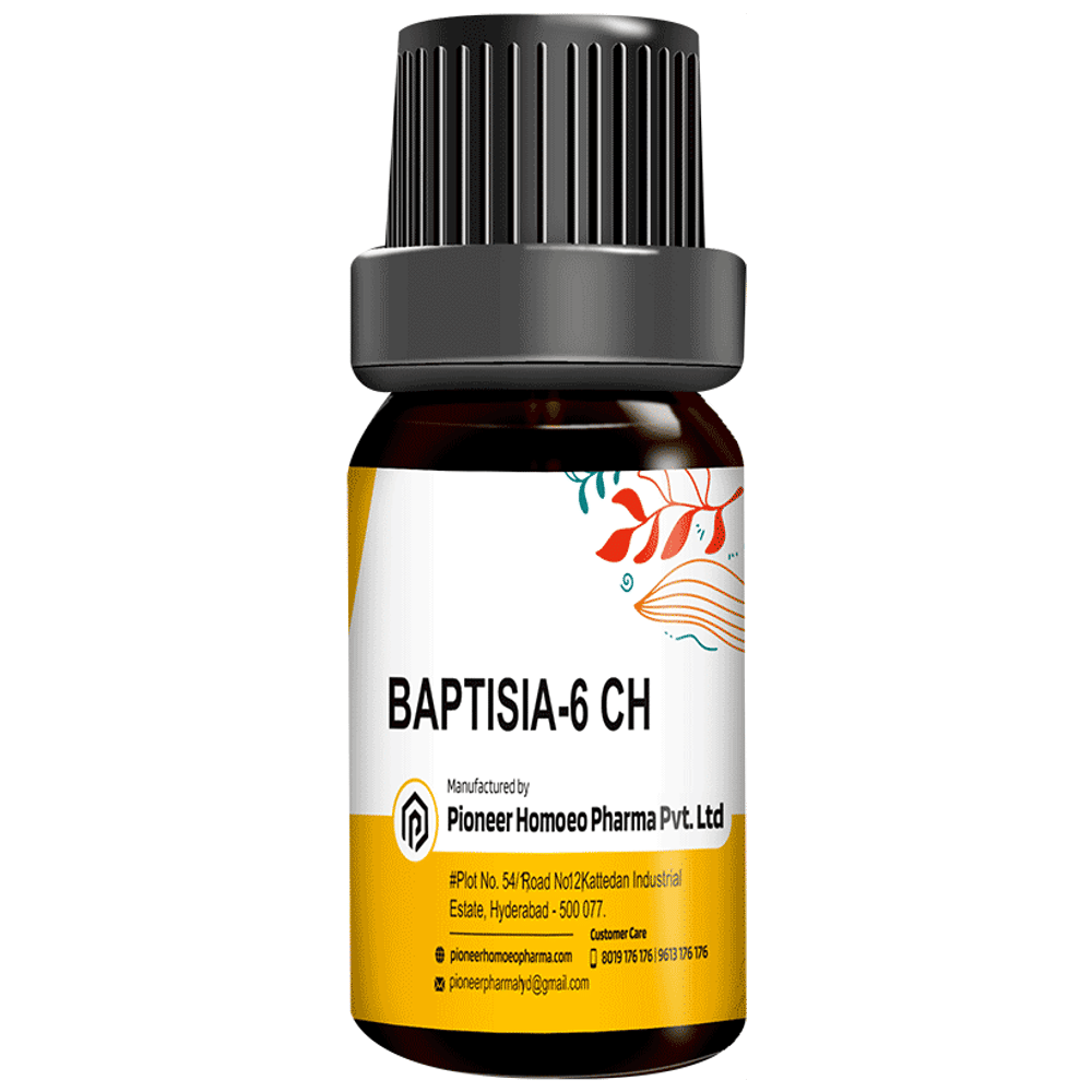 Pioneer Pharma Baptisia Globules Pellets Multidose Pills 6 CH bottle of 150 tablets