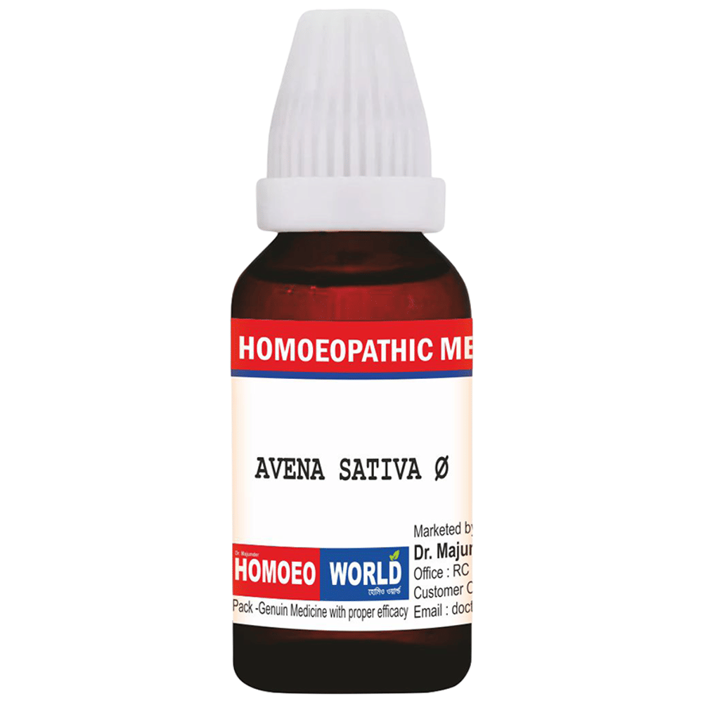 Dr. Majumder Homeo World Avena Sativa Q Mother Tincher(30ml Each) combo pack of 6 bottles