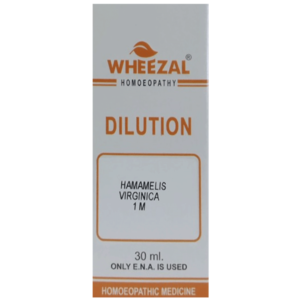 Wheezal Hamamelis Virginica Dilution 1M bottle of 30 ml Dilution Wheezal Hamamelis Virginica Dilution 1M bottle of 30 ml Dilution